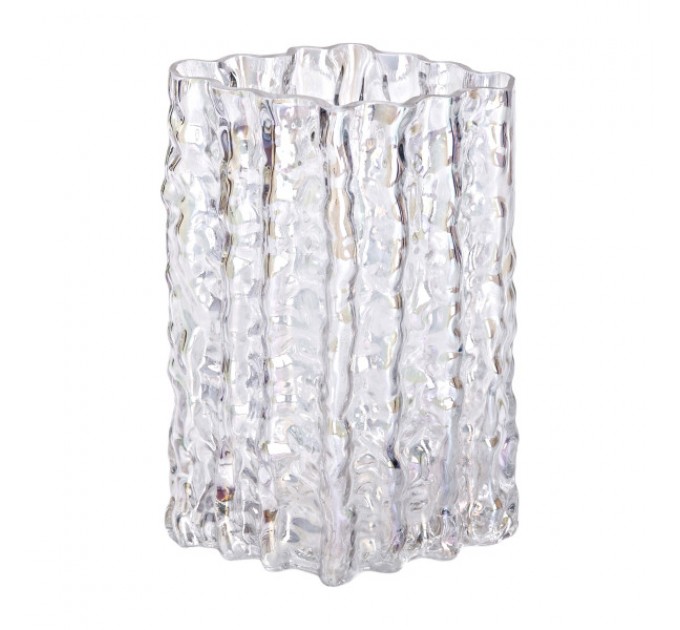 Ваза для квітів Crystal скляна під кришталь 20.5 см, Rainbow