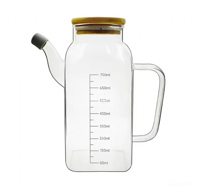 Ємність для олії та оцту з боросилікатного скла 750 мл