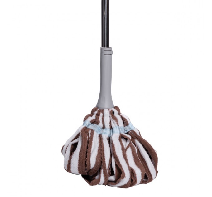 Швабра-моп мотузкова для миття підлоги 134 см, коричневий