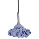 Швабра-моп мотузкова для миття підлоги 134 см, блакитний