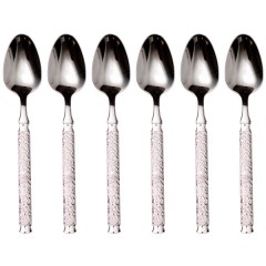 Набор десертных ложек ELEGANCE 6 штук из нержавеющей стали Набор десертных ложек ELEGANCE 6 штук из нержавеющей стали