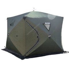 Намет-куб для зимової риболовлі та кемпінгу тришаровий 230*230*210 см