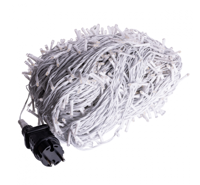 Гірлянда Нитка вулична 1000 LED 100 м біла, білий