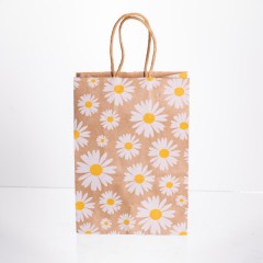 Подарунковий пакет 15*8*21 см крафтовий 12 штук в упаковці, білий