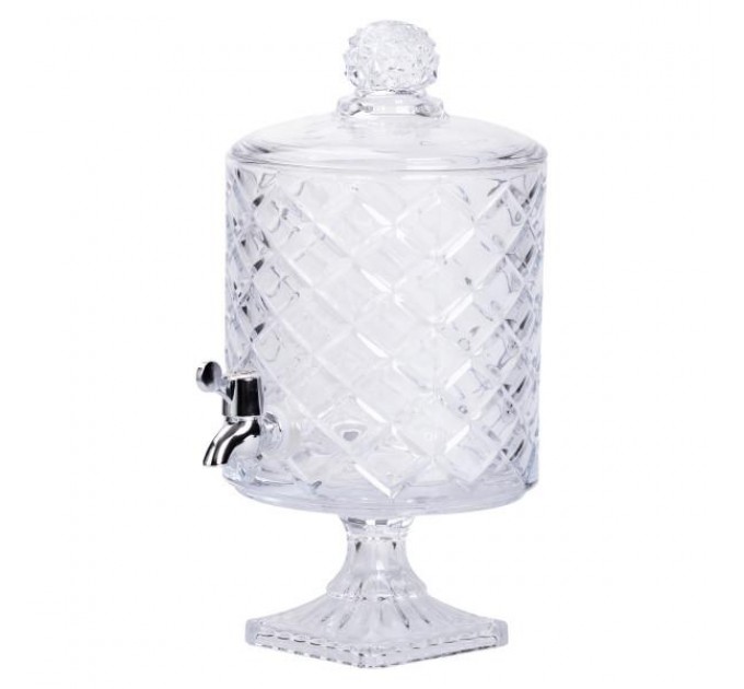 Лимонадниця скляна Classic на 4.5 л на квадратній ніжці Лимонадниця скляна Classic на 4.5 л на квадратній ніжці