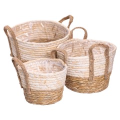 Набір кошиків для зберігання речей 3 штуки