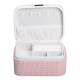 Скринька-органайзер для прикрас 19х11,5х8 см, рожевий