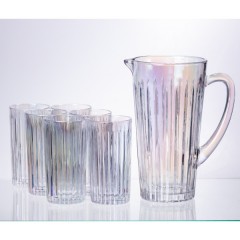 Комплект для напоїв Crystal Refresh глечик зі склянками 6 штук