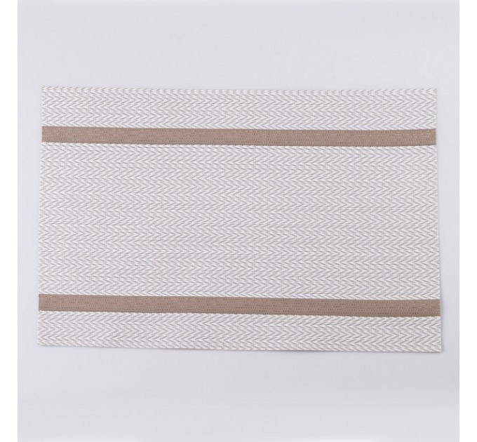 Килимок для сервірування столу Western 45*30 см, білий