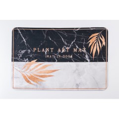 Килимок захисний для пральної машинки 57*37,5 см, чорний з білим