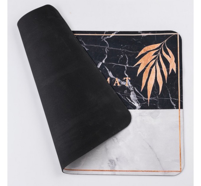 Килимок захисний для пральної машинки 57*37,5 см, чорний з білим