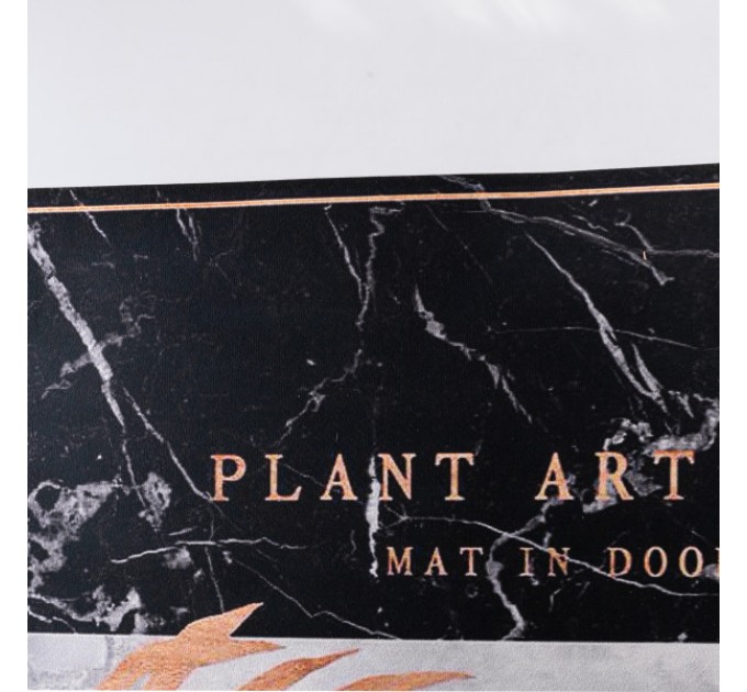 Килимок захисний для пральної машинки 57*37,5 см, чорний з білим