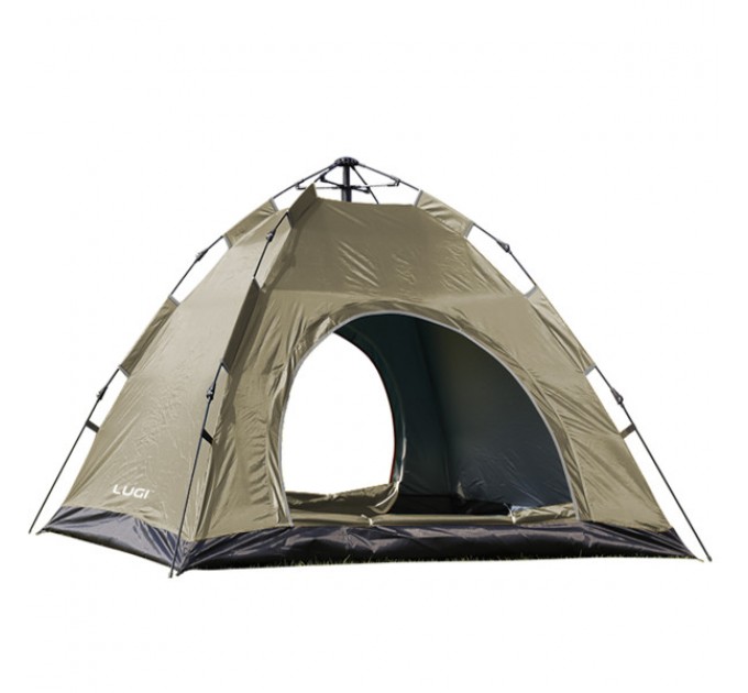 Намет туристичний двомісний 200*200*140 см, армійський зелений