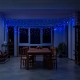 Гірлянда Нитка вулична 500 LED 50 м на сонячній батареї чорна, синій
