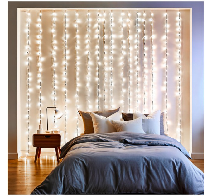 Гирлянда Штора 192 LED 3х3 м, белый