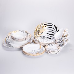 Столовый сервиз на 6 персон фарфоровый Palm