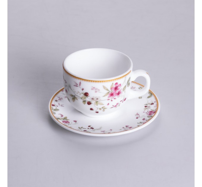 Столовый сервиз на 6 персон фарфоровый Strawberry