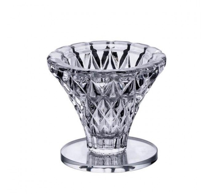 Підсвічник декоративний Diamante скляний 5.5 см