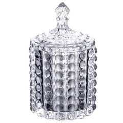 Цукерниця із скла у східному стилі з кришкою