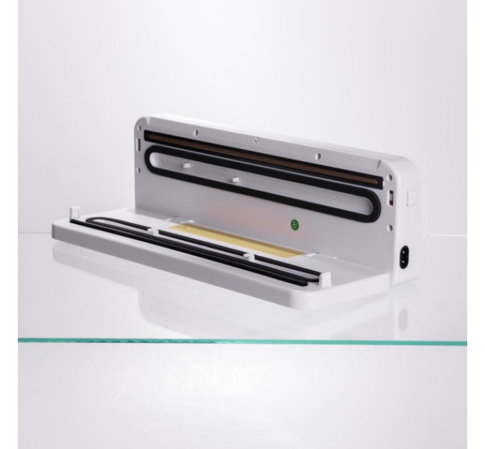Вакууматор Vacuum Sealer для сухих та вологих продуктів 120 Вт 10 пакетів у комплекті