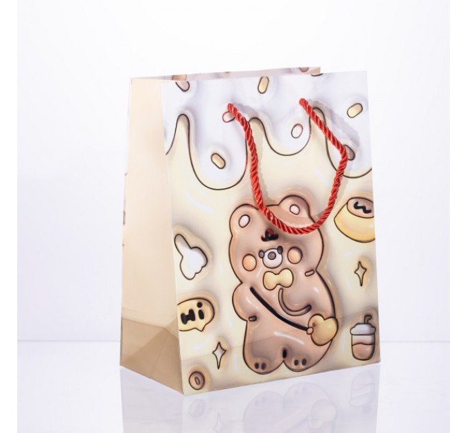 Подарунковий пакет 12 штук в упаковці 18*10*22.5 см