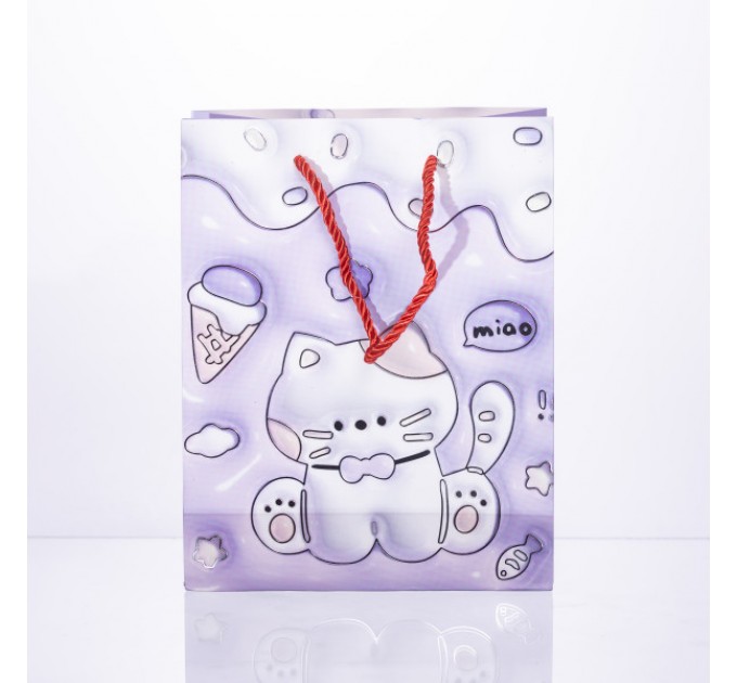 Подарунковий пакет 12 штук в упаковці 18*10*22.5 см