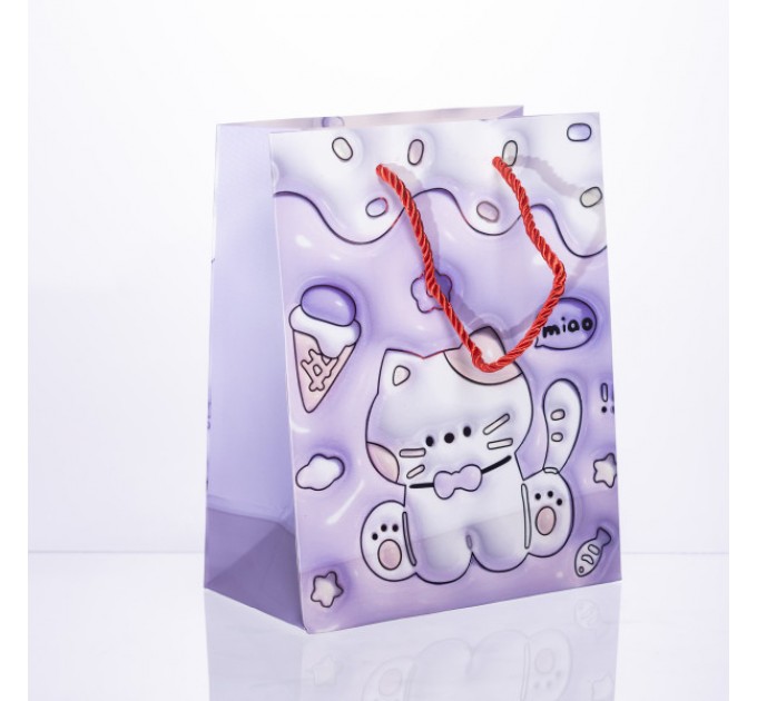 Подарунковий пакет 12 штук в упаковці 18*10*22.5 см