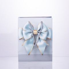 Подарунковий пакет з бантом 18*10*22.5 см 12 штук в упаковці