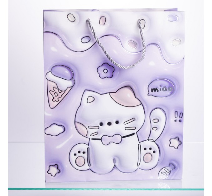 Подарунковий пакет 18*10*22,5 см 12 штук в упаковці