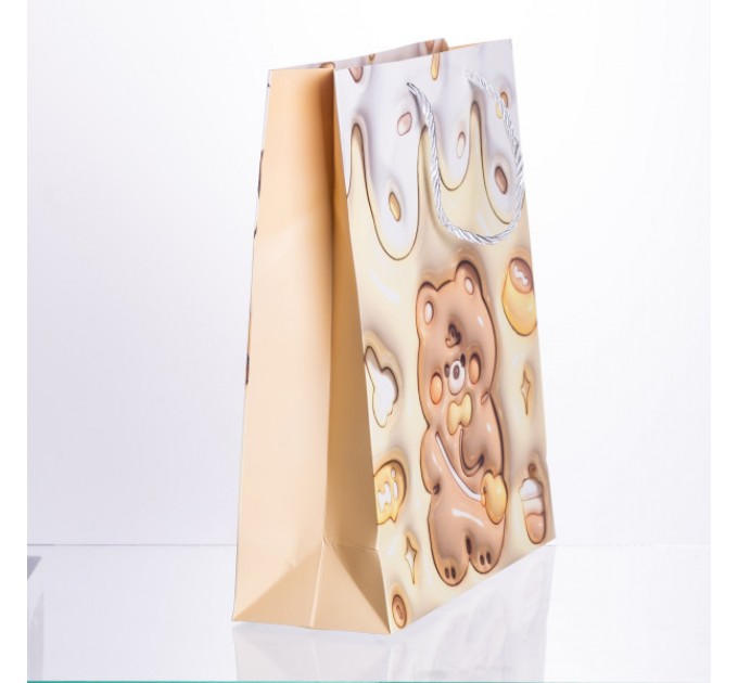 Подарунковий пакет 18*10*22,5 см 12 штук в упаковці