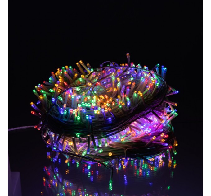 Гірлянда Нитка вулична 1000 LED 100 м біла, мультиколор