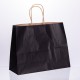 Подарунковий пакет 31*12*25 см крафтовий 12 штук в упаковці, чорний
