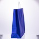 Подарочный пакет 42*14*40 см крафтовый 12 штук в упаковке, синий
