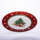 Набір тарілок Christmas фарфорових 6 штук по 19 см
