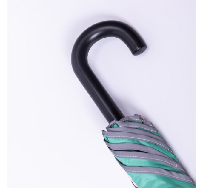 Дитяча парасоля-тростина механічна 90 см, зелений