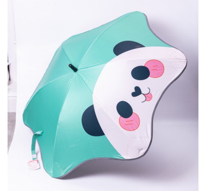 Дитяча парасоля-тростина механічна 90 см, зелений