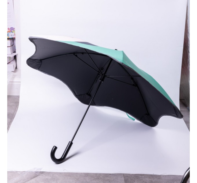 Дитяча парасоля-тростина механічна 90 см, зелений