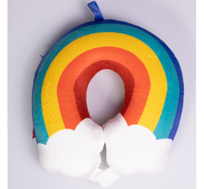 Подушка для шиї Rainbow U-подібна, синій