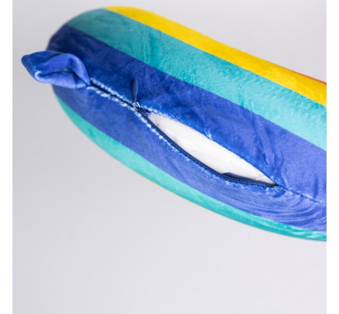 Подушка для шиї Rainbow U-подібна, синій