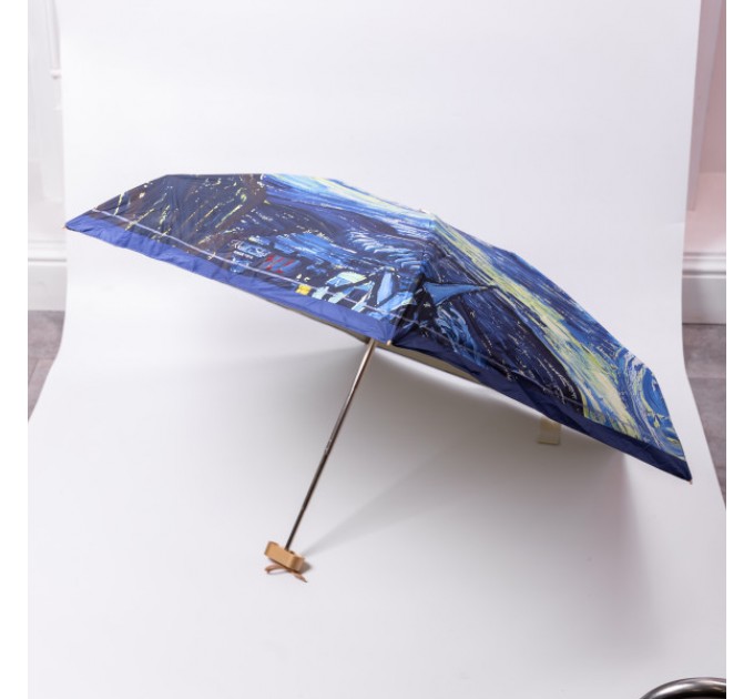Парасоля механічна складна "Зоряна ніч" Ван Гог
