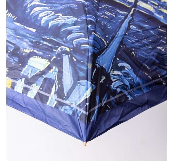 Парасоля механічна складна "Зоряна ніч" Ван Гог