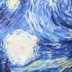 Парасоля механічна складна "Зоряна ніч" Ван Гог