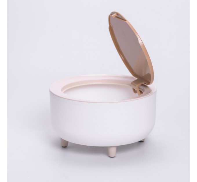 Корзина для мусора настольная с клик-крышкой 2 л