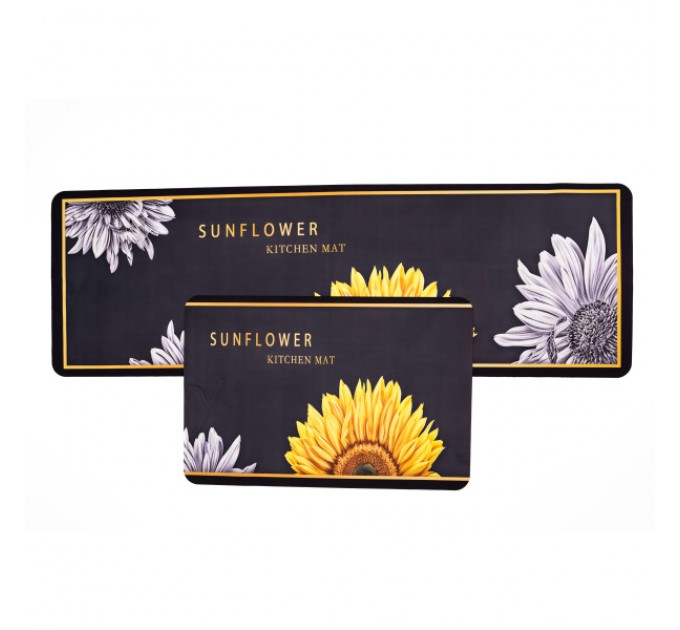 Набор ковриков для кухни 2шт 116*38см/57*38 см, sunflower