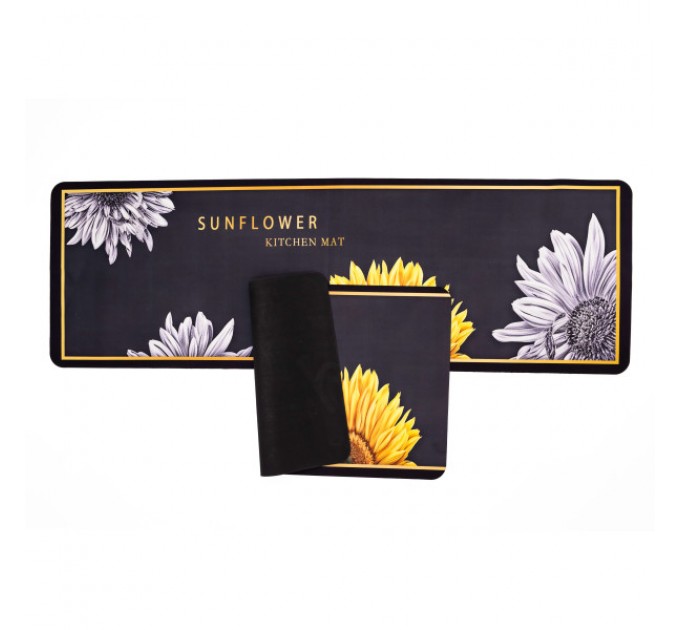 Набор ковриков для кухни 2шт 116*38см/57*38 см, sunflower