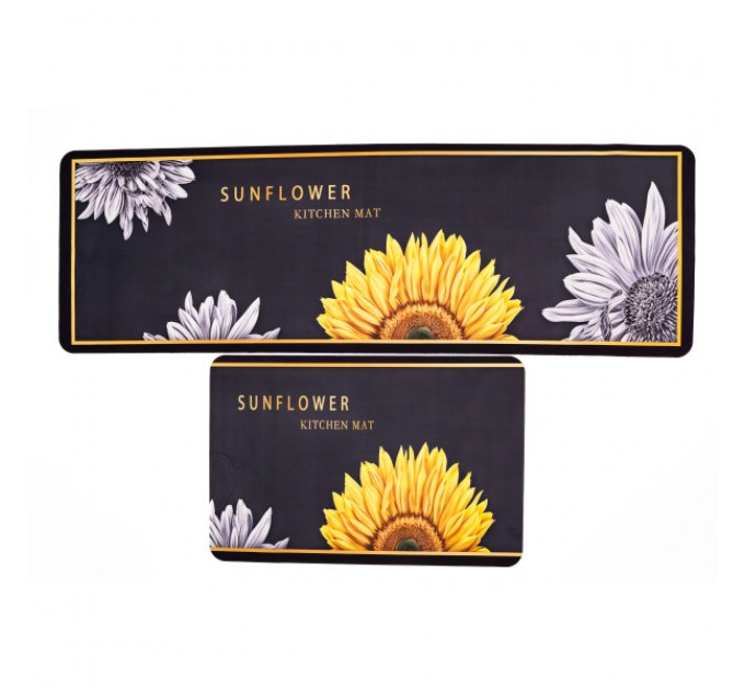 Набор ковриков для кухни 2шт 116*38см/57*38 см, sunflower