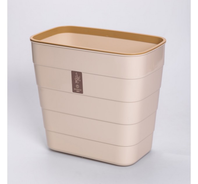 Кошик для сміття підвісний 6 л, бежевий