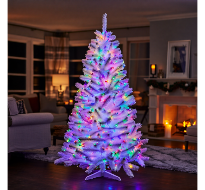 Гірлянда Нитка вулична 1000 LED 100 м біла, мультиколор