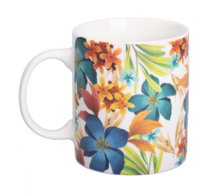 Чашка керамическая 400 мл, синий