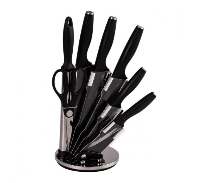 Набор кухонных ножей с углеродным покрытием 7 предметов.